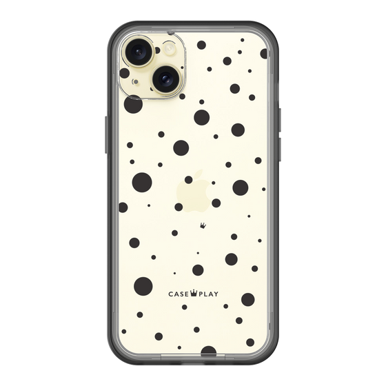 スリムプロテクションプレミアムケース［ Dippin dots Black - ディッピンドッツ ブラック ］