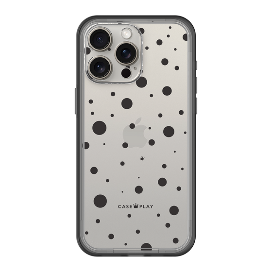 スリムプロテクションプレミアムケース［ Dippin dots Black - ディッピンドッツ ブラック ］