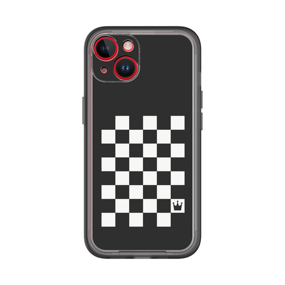 スリムプロテクションプレミアムケース［ Racing checkered flag - レーシングチェッカーフラッグ ］