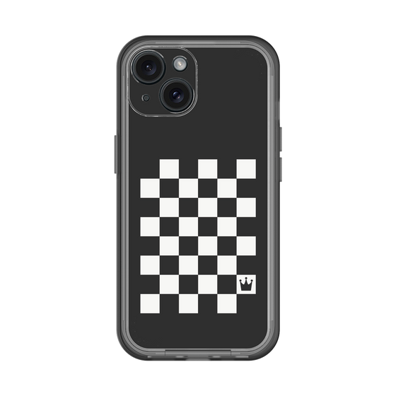 スリムプロテクションプレミアムケース［ Racing checkered flag - レーシングチェッカーフラッグ ］