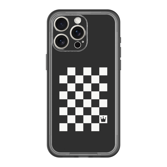 スリムプロテクションプレミアムケース［ Racing checkered flag - レーシングチェッカーフラッグ ］