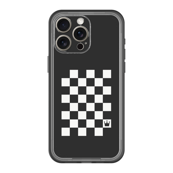 スリムプロテクションプレミアムケース［ Racing checkered flag - レーシングチェッカーフラッグ ］