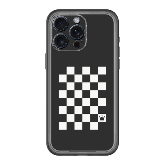 スリムプロテクションプレミアムケース［ Racing checkered flag - レーシングチェッカーフラッグ ］