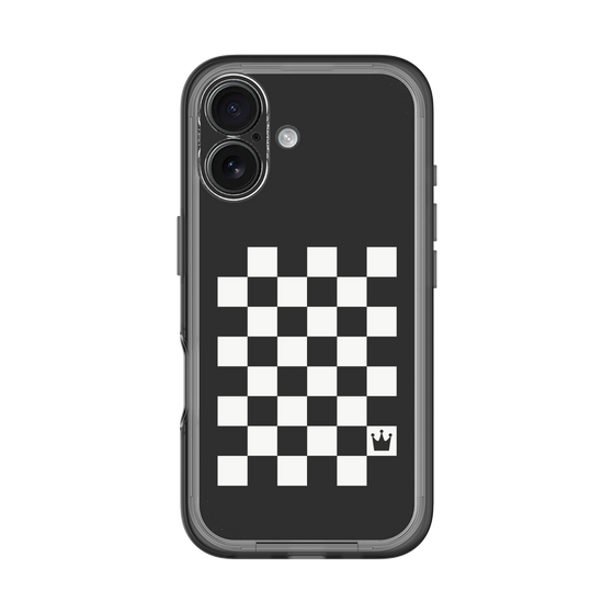 スリムプロテクションプレミアムケース［ Racing checkered flag - レーシングチェッカーフラッグ ］