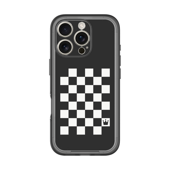 スリムプロテクションプレミアムケース［ Racing checkered flag - レーシングチェッカーフラッグ ］