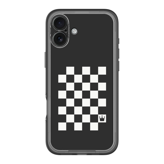 スリムプロテクションプレミアムケース［ Racing checkered flag - レーシングチェッカーフラッグ ］