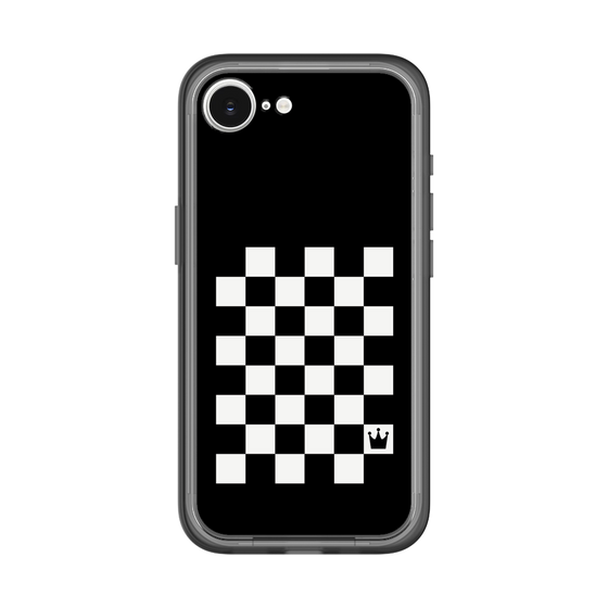 スリムプロテクションプレミアムケース［ Racing checkered flag - レーシングチェッカーフラッグ ］