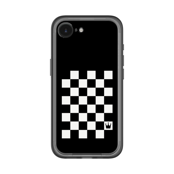 スリムプロテクションプレミアムケース［ Racing checkered flag - レーシングチェッカーフラッグ ］