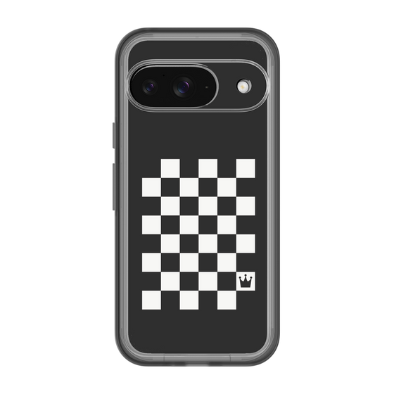 スリムプロテクションプレミアムケース［ Racing checkered flag - レーシングチェッカーフラッグ ］