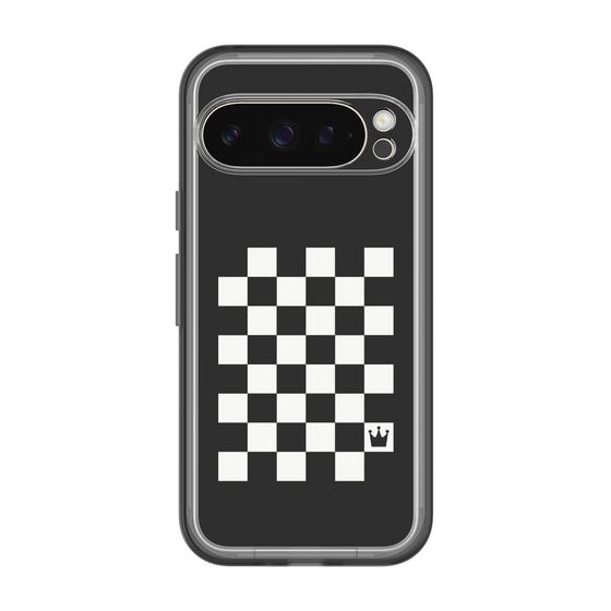 スリムプロテクションプレミアムケース［ Racing checkered flag - レーシングチェッカーフラッグ ］