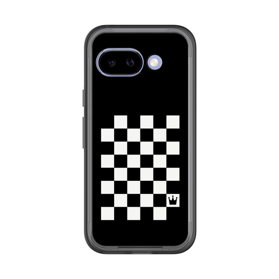 スリムプロテクションプレミアムケース［ Racing checkered flag - レーシングチェッカーフラッグ ］