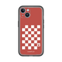 スリムプロテクションプレミアムケース［ Racing checkered flag Red - レーシングチェッカーフラッグ レッド ］