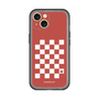 スリムプロテクションプレミアムケース［ Racing checkered flag Red - レーシングチェッカーフラッグ レッド ］