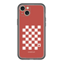 スリムプロテクションプレミアムケース［ Racing checkered flag Red - レーシングチェッカーフラッグ レッド ］
