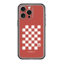 スリムプロテクションプレミアムケース［ Racing checkered flag Red - レーシングチェッカーフラッグ レッド ］