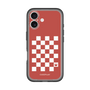 スリムプロテクションプレミアムケース［ Racing checkered flag Red - レーシングチェッカーフラッグ レッド ］