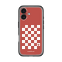 スリムプロテクションプレミアムケース［ Racing checkered flag Red - レーシングチェッカーフラッグ レッド ］