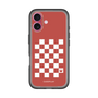 スリムプロテクションプレミアムケース［ Racing checkered flag Red - レーシングチェッカーフラッグ レッド ］