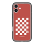 スリムプロテクションプレミアムケース［ Racing checkered flag Red - レーシングチェッカーフラッグ レッド ］