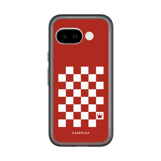 スリムプロテクションプレミアムケース［ Racing checkered flag Red - レーシングチェッカーフラッグ レッド ］