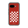 スリムプロテクションプレミアムケース［ Racing checkered flag Red - レーシングチェッカーフラッグ レッド ］