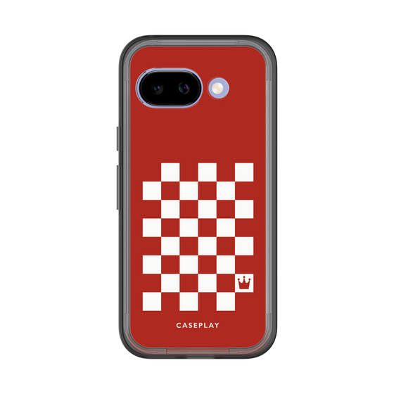 スリムプロテクションプレミアムケース［ Racing checkered flag Red - レーシングチェッカーフラッグ レッド ］