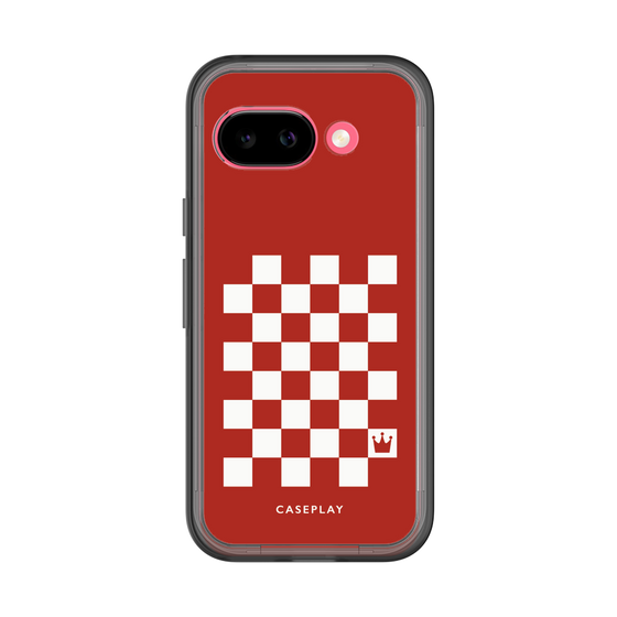 スリムプロテクションプレミアムケース［ Racing checkered flag Red - レーシングチェッカーフラッグ レッド ］
