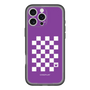 スリムプロテクションプレミアムケース［ Racing checkered flag Purple - レーシングチェッカーフラッグ パープル ］