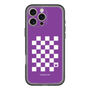 スリムプロテクションプレミアムケース［ Racing checkered flag Purple - レーシングチェッカーフラッグ パープル ］