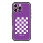 スリムプロテクションプレミアムケース［ Racing checkered flag Purple - レーシングチェッカーフラッグ パープル ］