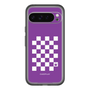 スリムプロテクションプレミアムケース［ Racing checkered flag Purple - レーシングチェッカーフラッグ パープル ］