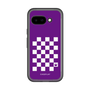 スリムプロテクションプレミアムケース［ Racing checkered flag Purple - レーシングチェッカーフラッグ パープル ］
