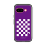 スリムプロテクションプレミアムケース［ Racing checkered flag Purple - レーシングチェッカーフラッグ パープル ］