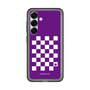 スリムプロテクションプレミアムケース［ Racing checkered flag Purple - レーシングチェッカーフラッグ パープル ］
