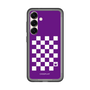 スリムプロテクションプレミアムケース［ Racing checkered flag Purple - レーシングチェッカーフラッグ パープル ］