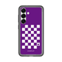 スリムプロテクションプレミアムケース［ Racing checkered flag Purple - レーシングチェッカーフラッグ パープル ］