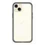 スリムプロテクションプレミアムケース［ Racing checkered flag White - レーシングチェッカーフラッグ ホワイト ］