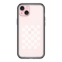 スリムプロテクションプレミアムケース［ Racing checkered flag White - レーシングチェッカーフラッグ ホワイト ］