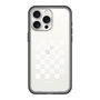 スリムプロテクションプレミアムケース［ Racing checkered flag White - レーシングチェッカーフラッグ ホワイト ］
