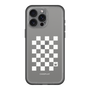 スリムプロテクションプレミアムケース［ Racing checkered flag White - レーシングチェッカーフラッグ ホワイト ］