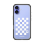 スリムプロテクションプレミアムケース［ Racing checkered flag White - レーシングチェッカーフラッグ ホワイト ］