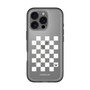 スリムプロテクションプレミアムケース［ Racing checkered flag White - レーシングチェッカーフラッグ ホワイト ］