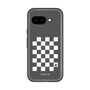 スリムプロテクションプレミアムケース［ Racing checkered flag White - レーシングチェッカーフラッグ ホワイト ］