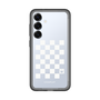 スリムプロテクションプレミアムケース［ Racing checkered flag White - レーシングチェッカーフラッグ ホワイト ］