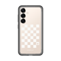 スリムプロテクションプレミアムケース［ Racing checkered flag White - レーシングチェッカーフラッグ ホワイト ］