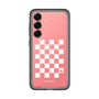 スリムプロテクションプレミアムケース［ Racing checkered flag White - レーシングチェッカーフラッグ ホワイト ］