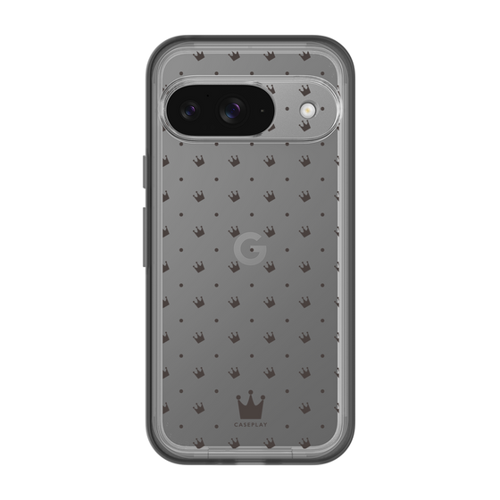 スリムプロテクションプレミアムケース［ CASEPLAY Crown dots Black - ケースプレイ・クラウン・ドッツ ブラック ］