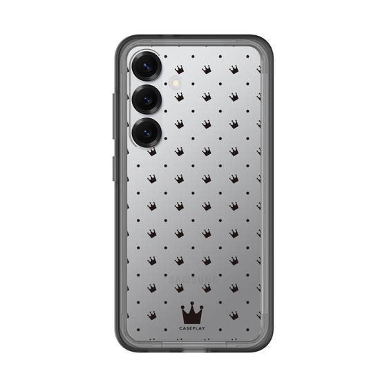 スリムプロテクションプレミアムケース［ CASEPLAY Crown dots Black - ケースプレイ・クラウン・ドッツ ブラック ］