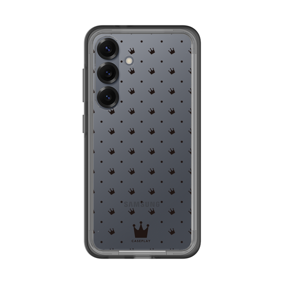 スリムプロテクションプレミアムケース［ CASEPLAY Crown dots Black - ケースプレイ・クラウン・ドッツ ブラック ］