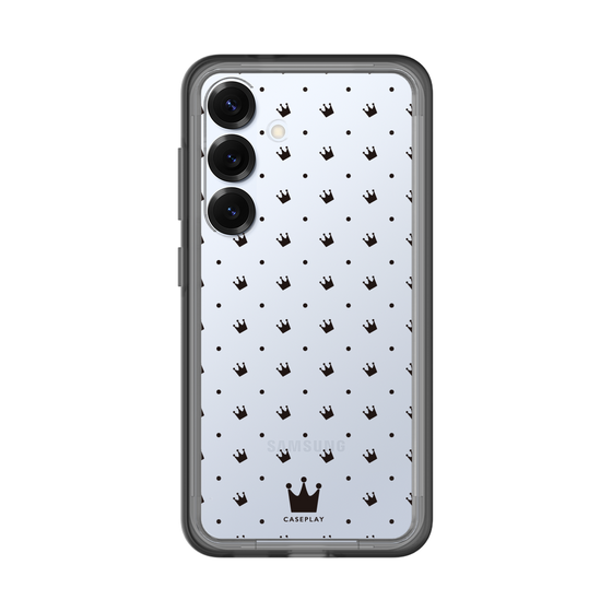 スリムプロテクションプレミアムケース［ CASEPLAY Crown dots Black - ケースプレイ・クラウン・ドッツ ブラック ］